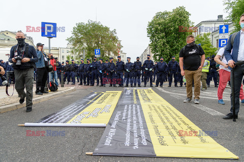 Kolejny protest Strajku Przedsiębiorców