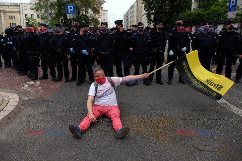 Kolejny protest Strajku Przedsiębiorców