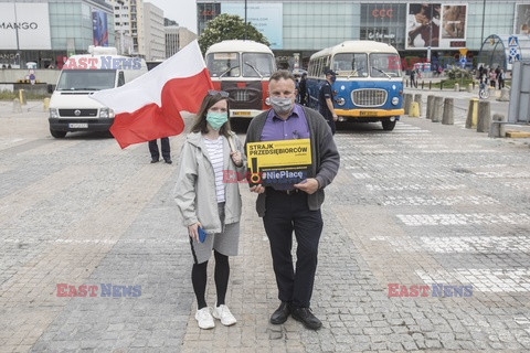 Kolejny protest Strajku Przedsiębiorców