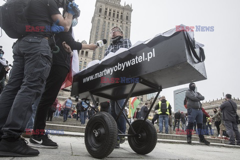 Kolejny protest Strajku Przedsiębiorców