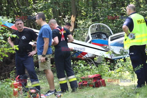 Wypadek samolotu w Warszawie