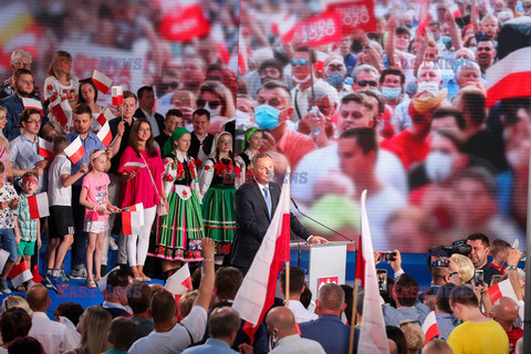 Wieczór wyborczy Andrzeja Dudy