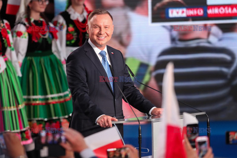 Wieczór wyborczy Andrzeja Dudy