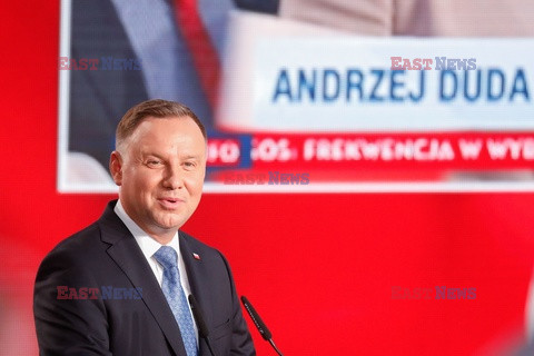 Wieczór wyborczy Andrzeja Dudy