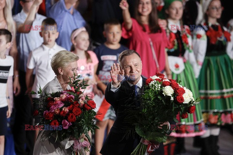 Wieczór wyborczy Andrzeja Dudy