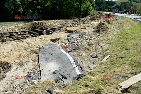 Powódź zniszczyła zabytkową Przeworską Kolej