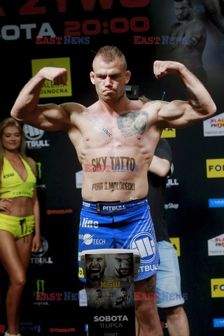 Oficjalne ważenie przed galą KSW 53 - Reborn