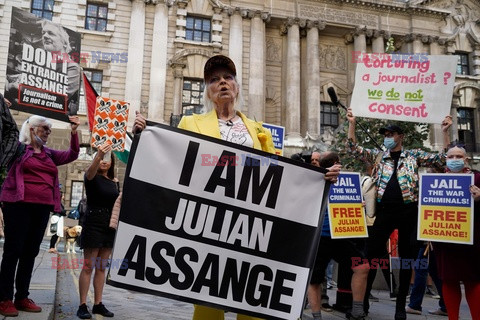 Vivienne Westwood protestuje przeciwko ekstradycji Assange'a