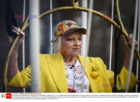 Vivienne Westwood protestuje przeciwko ekstradycji Assange'a