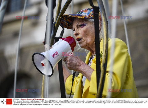 Vivienne Westwood protestuje przeciwko ekstradycji Assange'a