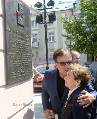 Odsłonięcie tablicy pamiątkowej pułkownika Kazimierza Leskiego