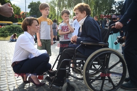 76. rocznica Powstania Warszawskiego - złożenie wieńców przed Pomnikiem Powstania