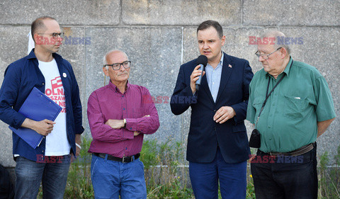 Wiec solidarnosci ph. Wolna Warszawa dla Wolnej Bialorusi