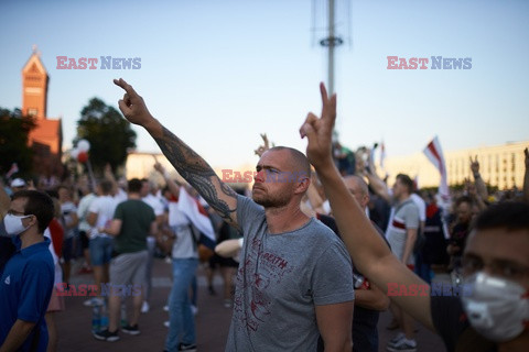 Demonstracje i strajki na Białorusi