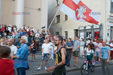 Demonstracje i strajki na Białorusi