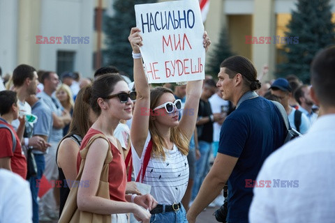 Demonstracje i strajki na Białorusi