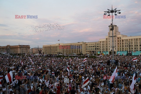 Demonstracje i strajki na Białorusi