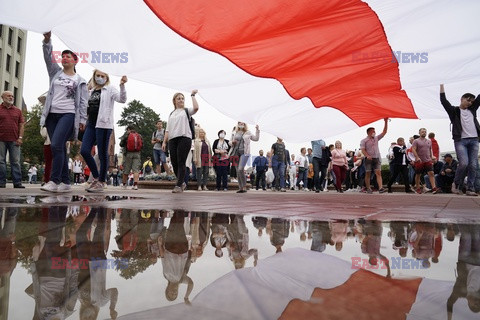 Marsz Nowe Białorusi w Mińsku