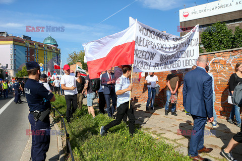 Protest rolników w Warszawie