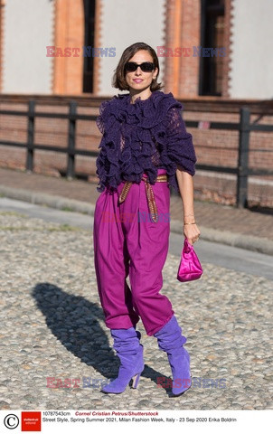 Street fashion na Tygodniu Mody w Mediolanie - lato 2021