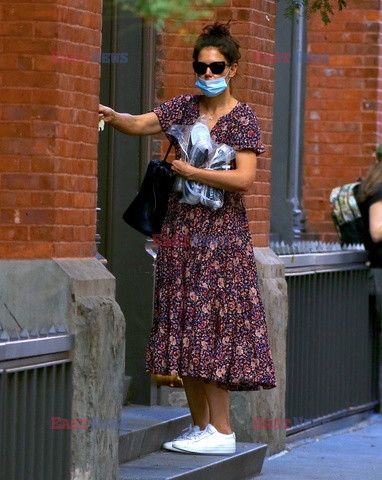 Katie Holmes i Emilio Vitolo na lunchu