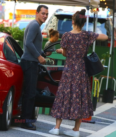 Katie Holmes i Emilio Vitolo na lunchu