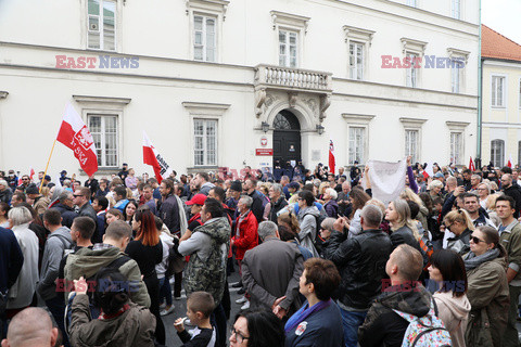 Antycovidowe "Marsze o Wolność"