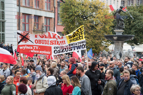 Antycovidowe "Marsze o Wolność"