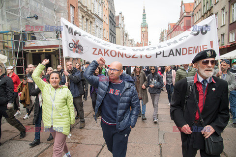 Antycovidowe "Marsze o Wolność"