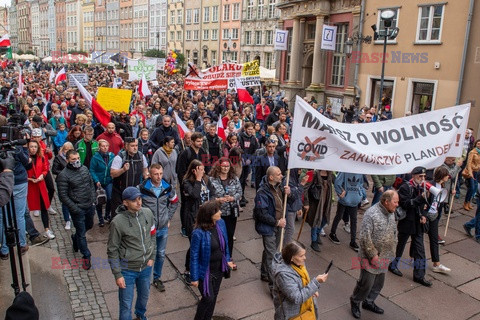 Antycovidowe "Marsze o Wolność"