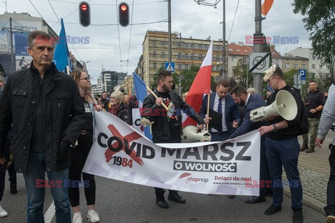 Antycovidowe "Marsze o Wolność"