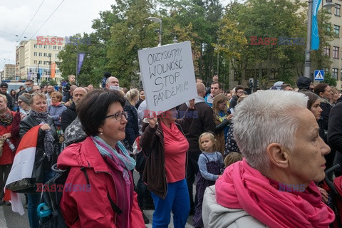 Antycovidowe "Marsze o Wolność"