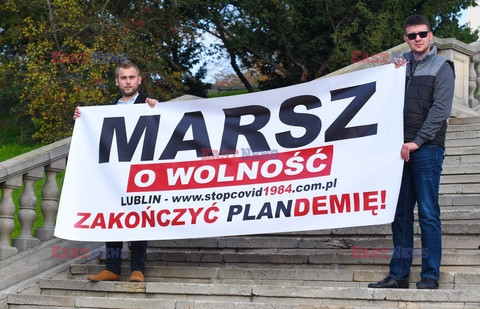 Antycovidowe "Marsze o Wolność"