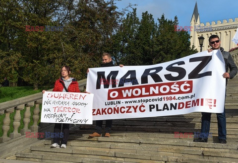 Antycovidowe "Marsze o Wolność"