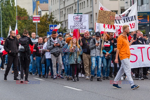 Antycovidowe "Marsze o Wolność"