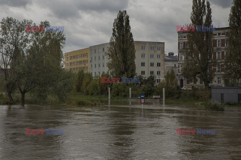 Wysoki poziom wód w Polskich rzekach