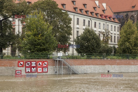 Wysoki poziom wód w Polskich rzekach