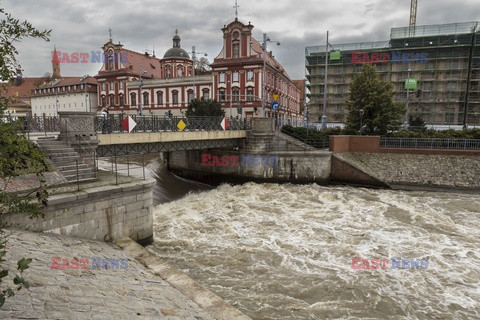 Wysoki poziom wód w Polskich rzekach