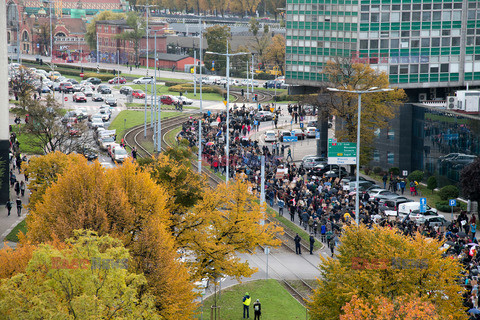 Kolejne protesty po wyroku TK ws. aborcji - dzień trzeci