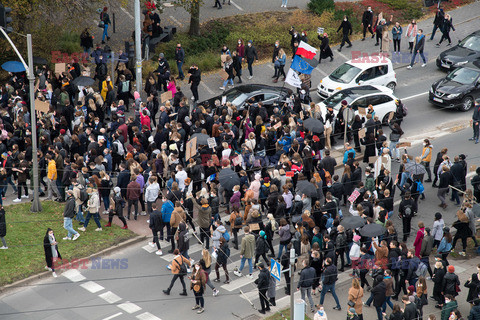 Kolejne protesty po wyroku TK ws. aborcji - dzień trzeci