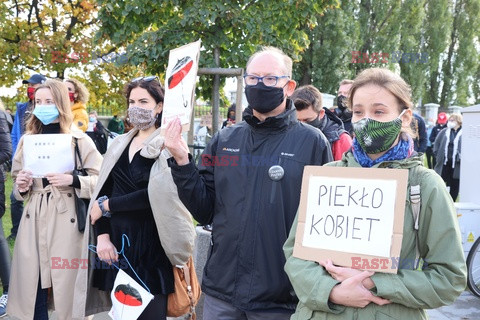 Kolejne protesty po wyroku TK ws. aborcji - dzień trzeci