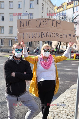 Kolejne protesty po wyroku TK ws. aborcji - dzień trzeci