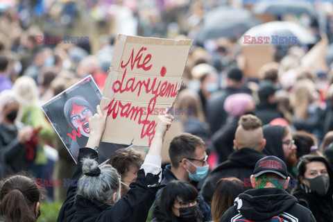 Kolejne protesty po wyroku TK ws. aborcji - dzień trzeci