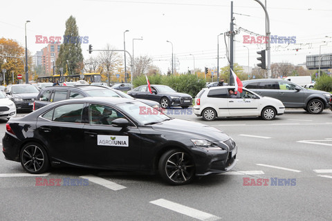 Samochodowy protest Agrounii