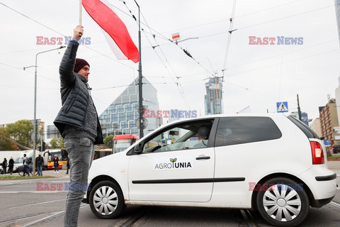 Samochodowy protest Agrounii