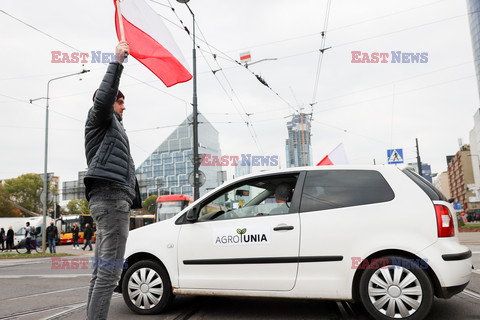 Samochodowy protest Agrounii