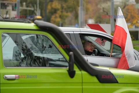 Samochodowy protest Agrounii