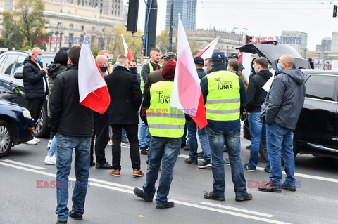 Samochodowy protest Agrounii