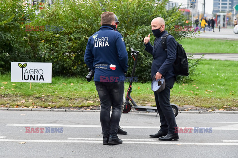 Samochodowy protest Agrounii