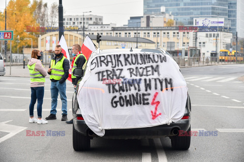 Samochodowy protest Agrounii